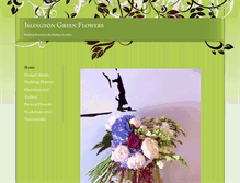 Tablet Screenshot of islingtongreenflowers.com